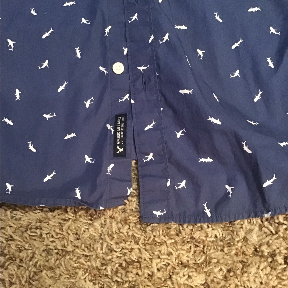 American Eagle button up shirt ~ XL